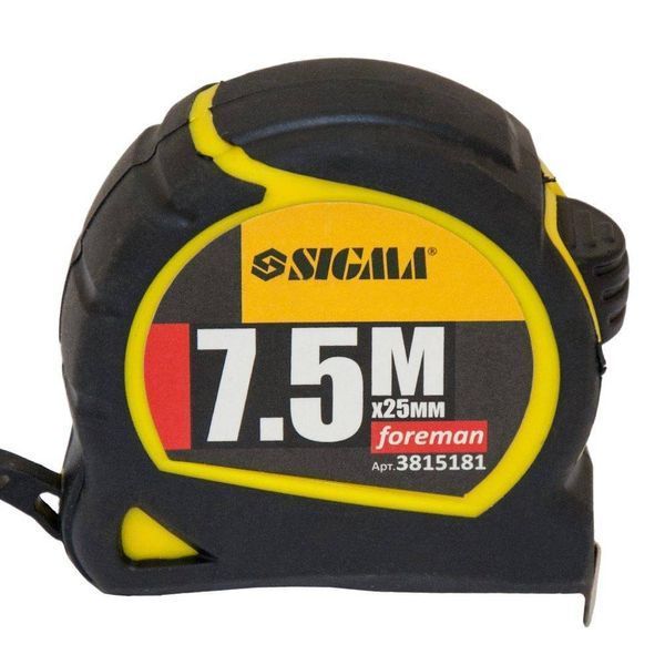 Рулетка Foreman 7.5м&times;25мм SIGMA (3815181) SG-3815181 фото