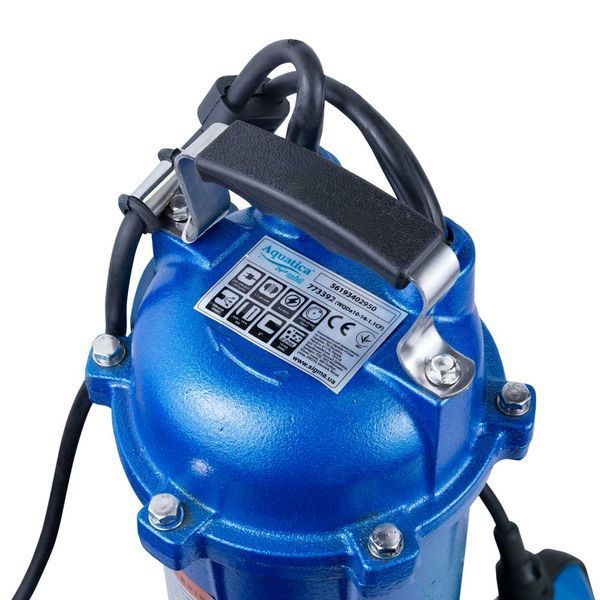 Насос канализационный 1.1кВт Hmax 14м Qmax 340л/мин с ножом AQUATICA mid (773392) SG-773392 фото