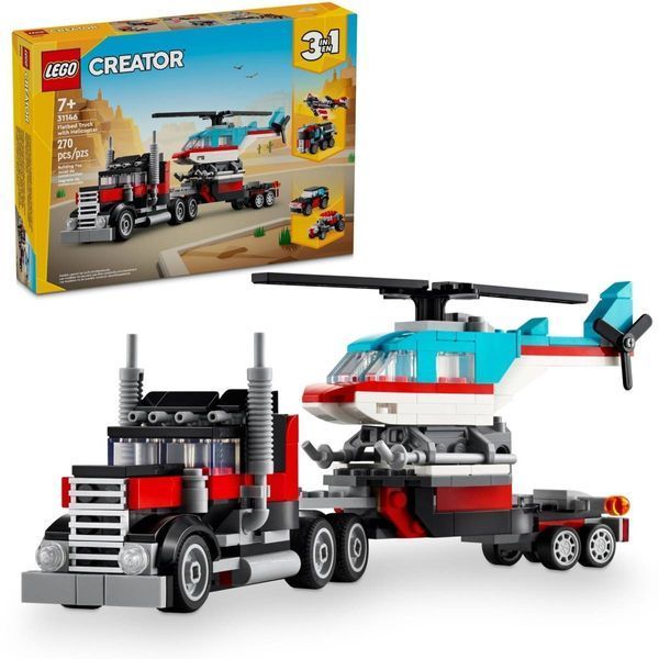 LEGO Creator Бортовой грузовик с вертолетом 31146 31146 фото