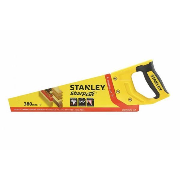 Ножівка SHARPCUT &trade; довжиною 380 мм для поперечного та поздовжнього різу STANLEY STHT20366-1 STHT20366-1 фото