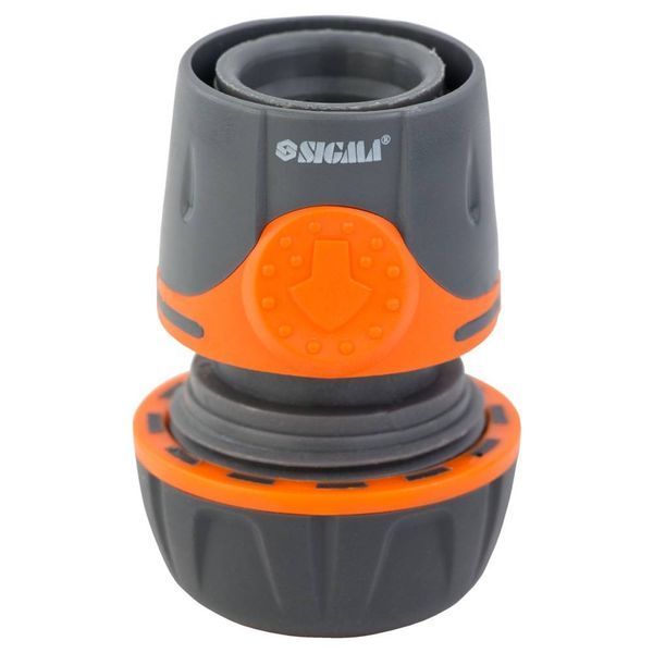 Коннектор 1/2" быстросъемный для шланга 3/4" аквастоп (ABS+TPR) FLORA (5015514) SG-5015514 фото