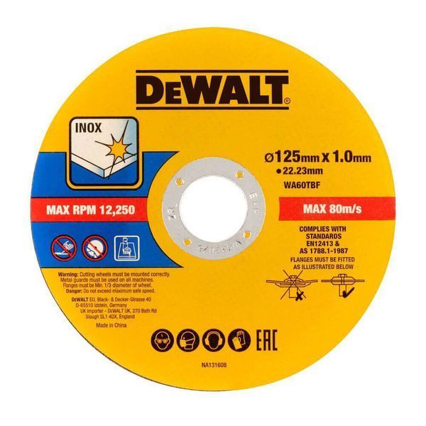 Набор отрезных кругов FASTCUT DeWALT DT20598 DT20598 фото