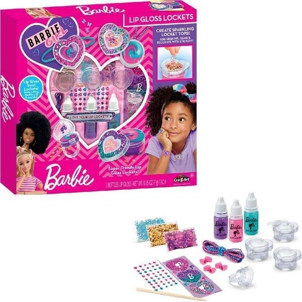 Набір дитячої косметики Cra-Z-Art Barbie Sparkle Lockets (34068CRA) 34068CRA фото