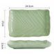 Блюдо Limited Edition LEAF GREEN GOLD /24.5х17 см /прямок. (B010791) B010791 фото 1