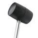 Киянка гумова 900г.90 мм,чорна гума,металева ручка INTERTOOL HT-0233 HT-0233 фото 3