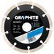 Диск алмазный GRAPHITE, сегментный, высота сегмента 8мм, 115х22.2мм 57H616 фото 1