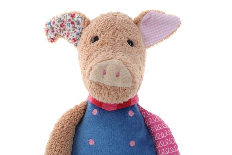 М'яка іграшка sigikid Patchwork Sweety Свинка 31 см (38708SK) 38708SK фото