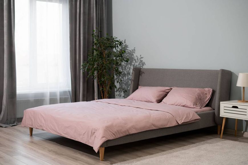 КПБ 1,5сп Ardesto Mix&Match, пододеяльник 160х220см, простыня 180х240см, наволочки (2) 50х70см, 100% хлопок, сатин, пудра ART1622SP фото