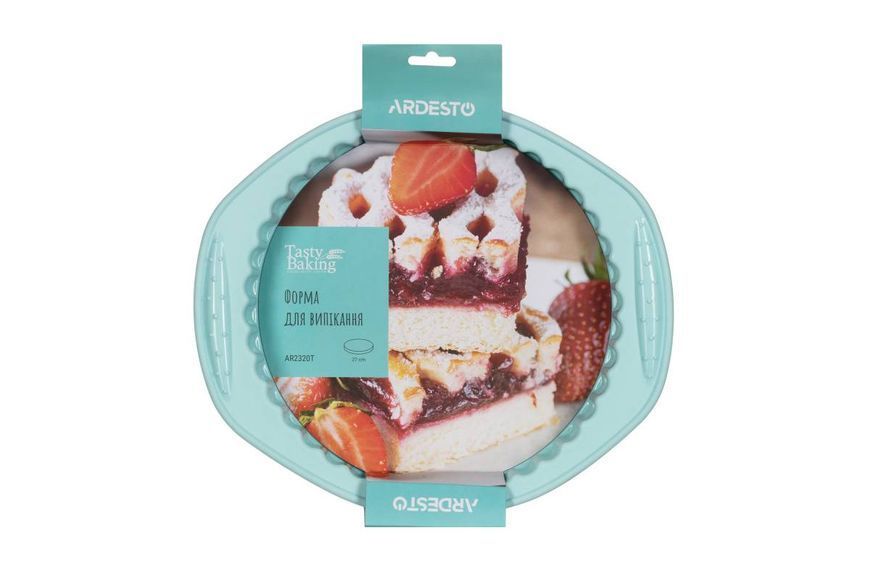 Форма для випічки Ardesto Tasty baking, кругла, Blue (AR2320T) AR2320T фото
