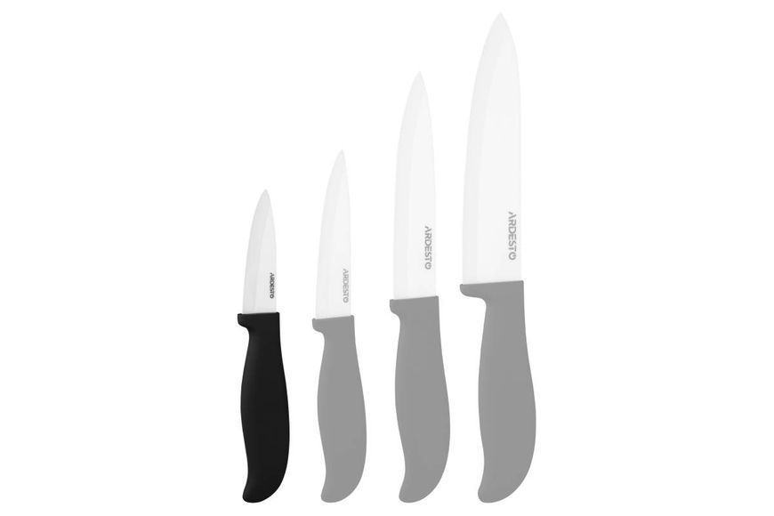 Нож керамический для овощей Ardesto Fresh 18.5 см черный (AR2118CB) AR2118CB фото