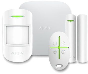 Комплект Ajax StarterKit + Socket Jeweller белый (000001144_K) 1144 фото