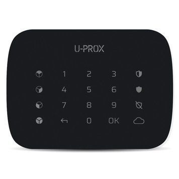 Бездротова сенсорна клавіатура U-Prox Keypad G4 Black, 4 групи, бездротовий, чорний 4820261370164 фото