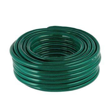 Шланг садовий 3 шаровий, зелений, 1/2", 20 м, армований, PVC INTERTOOL GE-4023 GE-4023 фото