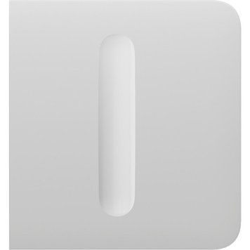 Кнопка бічна для одноклавішного вимикача димера Ajax SideButton Dimmer 1-gang 2-way for LightSwitch, Jeweler, бездротовий, білий 000051281 фото