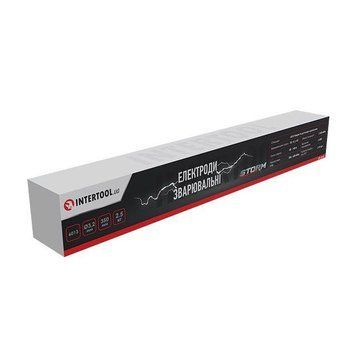 Електроди зварювальні 6013, &Oslash; 3,2мм, уп. 2,5кг, STORM INTERTOOL EW-2532 EW-2532 фото