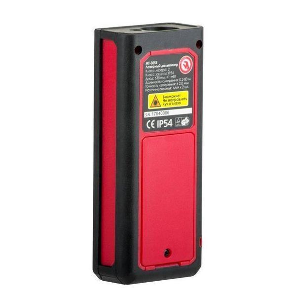 Далекомір лазерний 40 м INTERTOOL MT-3054 MT-3054 фото
