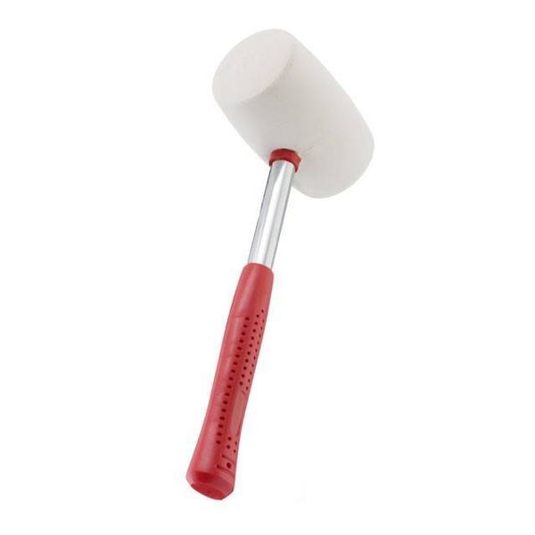 Киевлянка резиновая 680 г.80 мм, белая резина, ручка INTERTOOL HT-0235 HT-0235 фото