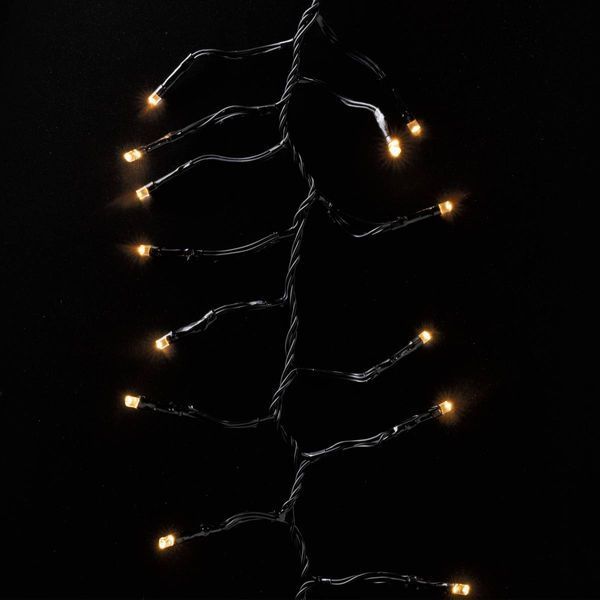 Smart LED Гирлянда Twinkly Cluster AWW, 400, Gen II, IP44, длина 6м, черный кабель TWC400GOP-BEU фото