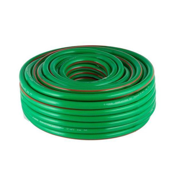 Шланг для води чотирьохшаровий 3/4", 50м, армований PVC INTERTOOL GE-4126 GE-4126 фото