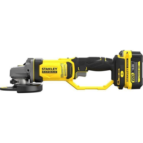Шлифмашина угловая аккумуляторная - болгарка аккумуляторная STANLEY FATMAX SFMCG400M2K SFMCG400M2K фото