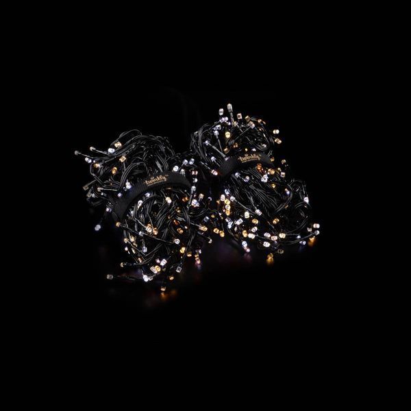 Smart LED Гирлянда Twinkly Cluster AWW, 400, Gen II, IP44, длина 6м, черный кабель TWC400GOP-BEU фото