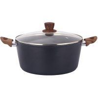 Кастрюля BRAVO CHEF классическая 24 см (4.1 л) с крышкой (BC-2101-24) BC-2101-24 фото