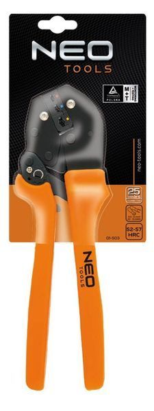 Кліщі для обтиску конекторів Neo Tools 22-10 AWG (01-503) 01-503 фото