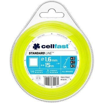 Леска косильная Cellfast квадрат 1.6 x 15м (35-011) 35-011 фото