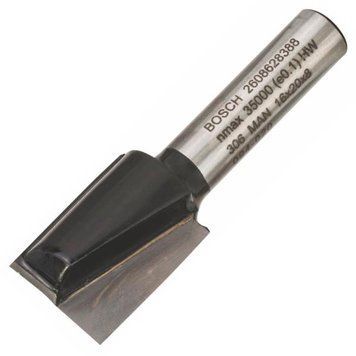Фреза пазова Bosch Professional з двома лезами Std S8 D16 L20 2.608.628.388 фото