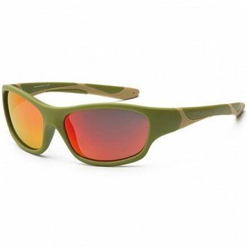 Дитячі сонцезахисні окуляри Koolsun Sport, 6-12р, хакі KS-SPOLBR006 фото