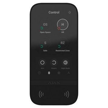 Клавиатура Ajax KeyPad TouchScreen (8EU) black 99-00017270 фото
