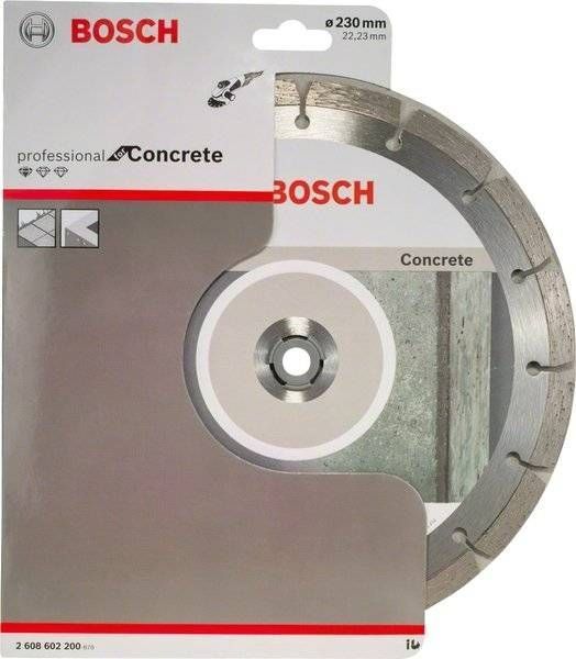 Алмазный диск Bosch Standard for Concrete 230-22.23, по бетону (2608602200) 2.608.602.200 фото