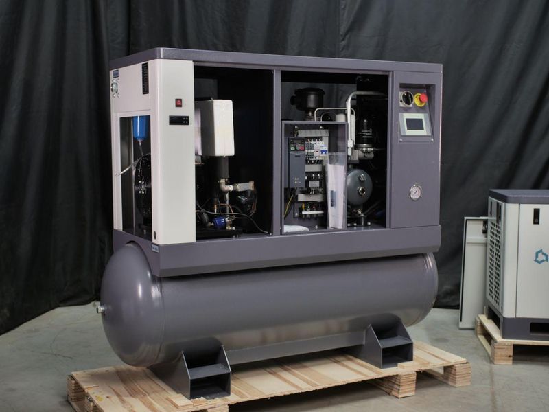 Гвинтовий компресор Mast LZN-8 COMBO inverter (осушувач + ресивер 300 л, двигун на постійних магнітах) LZN-8 300L фото