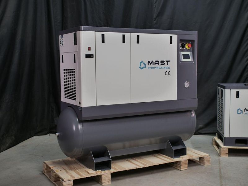 Гвинтовий компресор Mast LZN-8 COMBO inverter (осушувач + ресивер 300 л, двигун на постійних магнітах) LZN-8 300L фото