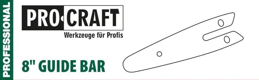 Пильна шина Procraft 24 см PC-030008 фото