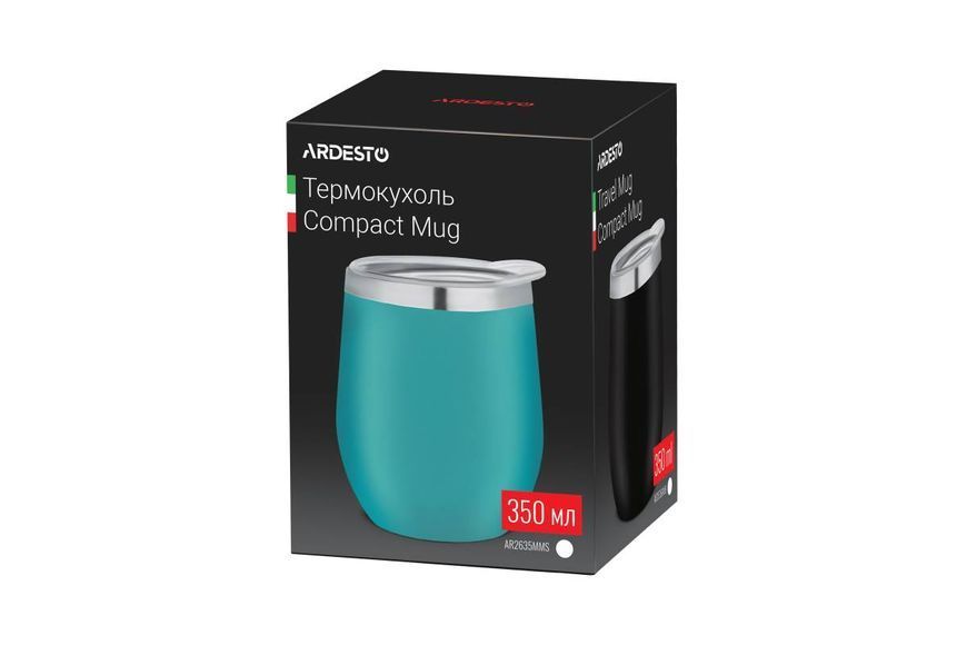 Термочашка Ardesto Compact Mug 350 мл, Blue (AR2635MMS) AR2635MMS фото