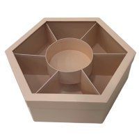 Подарункові коробки UFO W2647 CREAM менажниця W2647 CREAM менажниця фото