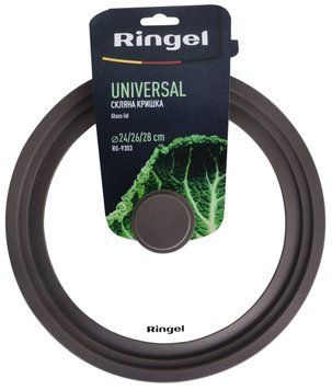 Крышка RINGEL Universal многоразмерная силикон 24/26/28см (RG-9303) RG-9303 фото