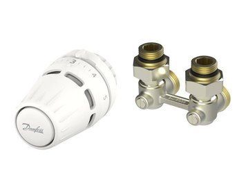 Комплект термостатический Danfoss Regus RA+RLV-KB, 1/2", угловой 015G5309 фото