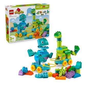 Конструктор LEGO DUPLO Town Динозаври на колесах 3в1 10451 фото