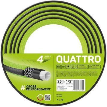 Шланг садовий Cellfast QUATTRO 1/2", 25м (10-065) 10-065 фото