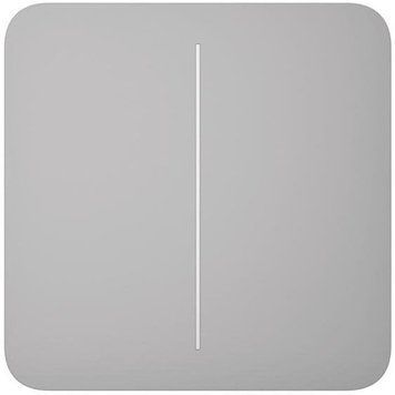 Кнопка для одноклавішного вимикача прохідного типу Ajax SoloButton 1-gang 2-way for LightSwitch, Jeweler, бездротовий, fog 000029813 фото