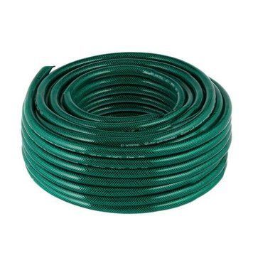 Шланг садовий 3 шаровий, зелений, 1/2", 30 м, армований, PVC INTERTOOL GE-4025 GE-4025 фото