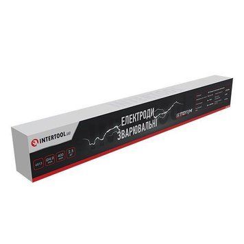 Електроди зварювальні 6013, &Oslash; 4мм, уп. 2,5 кг, STORM INTERTOOL EW-2540 EW-2540 фото