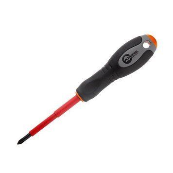 Отвертка крестовая изолированная PH1*80 мм, 1000 В INTERTOOL VT-3211 VT-3211 фото