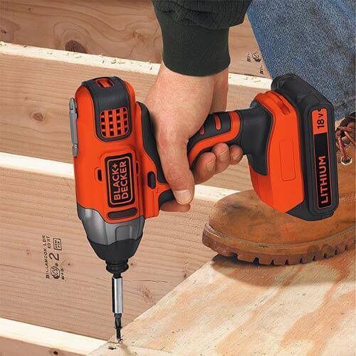 Шурупокрут ударний акумуляторний безщітковий BLACK+DECKER BDCIM18N BDCIM18N фото