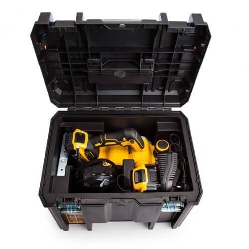 Ел.рубанок DeWALT DCP580P2, Li-lon, 18В, 15000 об/хв., 2 мм. DCP580P2 фото