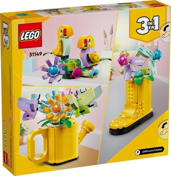 Конструктор LEGO Creator Квіти в лійці 420 деталей (31149) 31149 фото