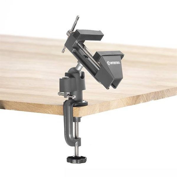 Тиски универсальные шарнирные 78 мм, 360&deg; INTERTOOL HT-0094 HT-0094 фото