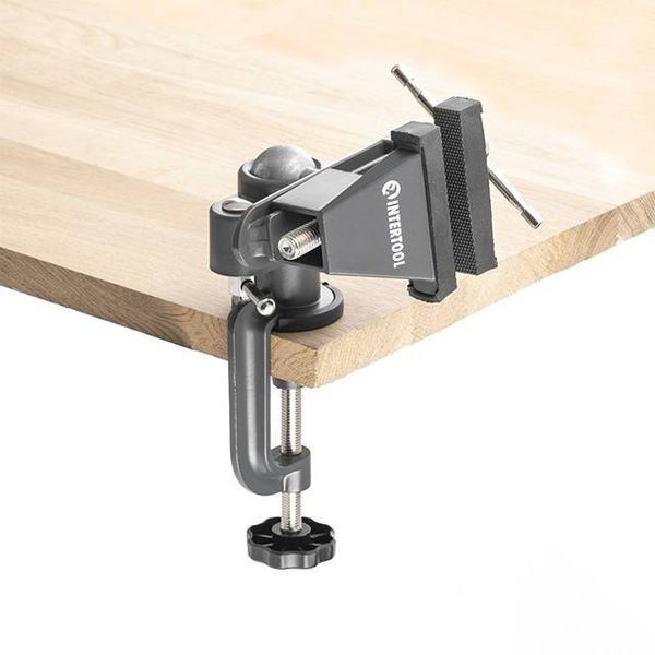 Тиски универсальные шарнирные 78 мм, 360&deg; INTERTOOL HT-0094 HT-0094 фото